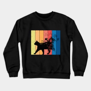 Smokey Black Cat Crewneck Sweatshirt